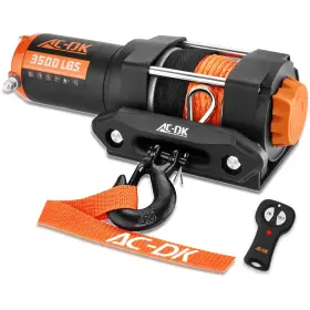 PP1PL170001 AC-DK Atv Utv Winch Synthetic Rope Wireless 3500