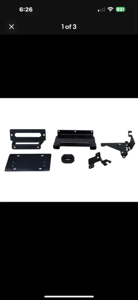 16060002AA AEV Winch Mount Ld Bison Addition 1500 ZR2 Gm