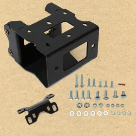TA0557 POLARIS Atv Winch Mount Plate Brackets 400 450 500 550