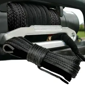 790996124414 AIRKOUL Synthetic Winch Rope Line Recovery Cable