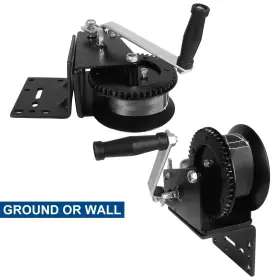 745681781618 AKOLAFE Winch Mount Bracket Right Angle Mounting #3