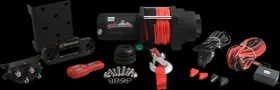 F8WMO2UE43 BALLS Bolt Winch Synthetic Rope