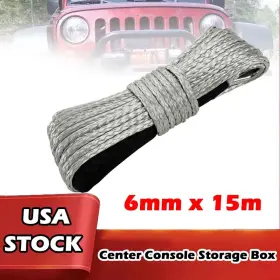 791783895685 ALLTIMES Synthetic Winch Rope Line Recovery Atv