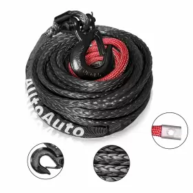 734387432078 ALLTOAUTO Winch Rope Hook Dyneema Synthetic
