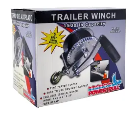 AG226 AMERICAN POWER PULL Ratchet Trailer Utility Winch Boats