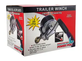 AG594 AMERICAN POWER PULL Ratchet Trailer Utility Winch Boats