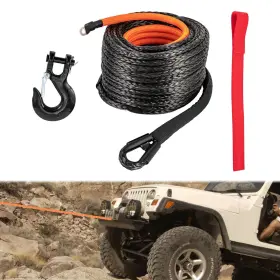 769092547465 ANEZDBOZR Synthetic Winch Rope Kit 500 #3