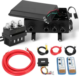 ZLJDQ02 ANRAIN Winch Solenoid Contactor Relay Box Remote Kit