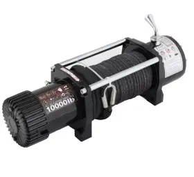 SR-10000 AOUVAU Electric Winch Synthetic Rope Towing Atv Utv