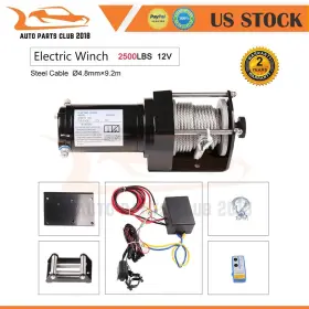 APC116575B01 APC Electric Recovery Winch Towing Trailer Steel