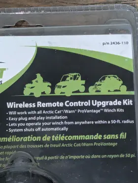 2436-110 ARCTIC CAT Warn Winch Wireless Remote Kit Arctic-cat #3