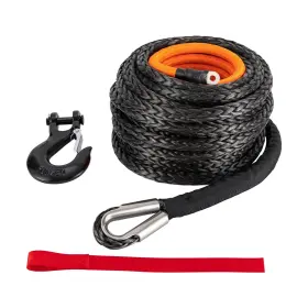 VDJ000640 AREMOLO Synthetic Winch Rope Line Hook Kit