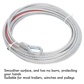 075402301157 AS THE DESCRIPTION SHOWS Winch Cable Wire Steel #3