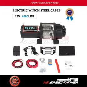 ASS116579T01 ASSPEEDFAT Offroad Electric Winch Recovery Steel