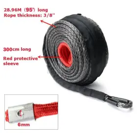 934598117492 ASTRADEPOT Winch Rope Synthetic Line Recovery #2