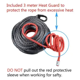 934598117492 ASTRADEPOT Winch Rope Synthetic Line Recovery #3
