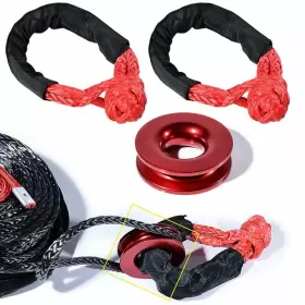 934659117928 ASTRADEPOT Winch Towing Shackle Recovery Ring #2