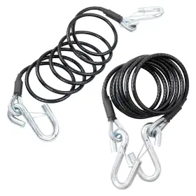 A2507 ATRACYPART Coiled Safety Cable Hook Trailer Kit