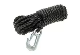 022697117397 ATTWOOD Poly Winch Rope Steel Hook