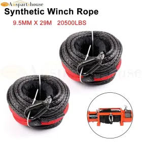 12398891 AUSPARTSHOUSE Synthetic Winch Rope Line Recovery #2