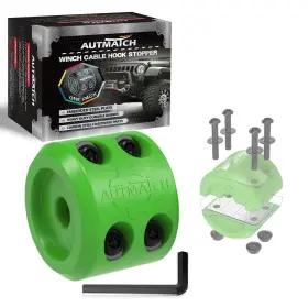 MWS003D AUTMATCH Winch Cable Hook Stopper Pack Silicone Wire