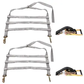 AUT108418P01 AUTODEALSPARTS Tow Dolly Basket Straps Ratchets