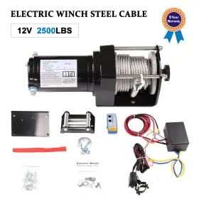 AUT116575P01 AUTODEALSPARTS Electric Winch Steel Cable Rope