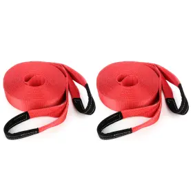 AUT841013P01 AUTODEALSPARTS Tow Strap Winch Tree Saver Snatch
