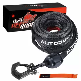 768484482827 AUTODUNK Synthetic Winch Rope Cable Line Kit