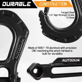 Wr-hso-al-kit AUTODUNK Synthetic Winch Rope Sleeve Fairlead #2