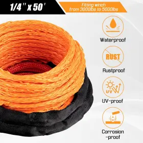 Wr-hso-al-kit AUTODUNK Synthetic Winch Rope Sleeve Fairlead #3