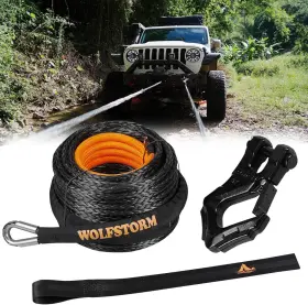 ANS-JYLS0001G AUTOPART Synthetic Winch Cable Line Recovery