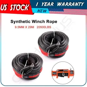826802-AUTOPARTSL AUTOPARTS LIGHTS Winch Rope Synthetic Line