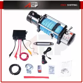 AP11657811Y AUTOPUPPY Electric Recovery Winch Towing Atv Rope
