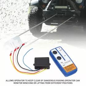FWD-RGB-1T18 AUXITO Wireless Winch Remote Control Receiver #3