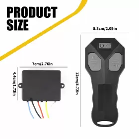 JPKZQ-2YK AUXITO Wireless Winch Remote Control Switch Kit #3