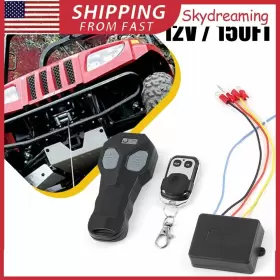 TH17219-YKQ-BK AUXITO Wireless Winch Remote Control Switch