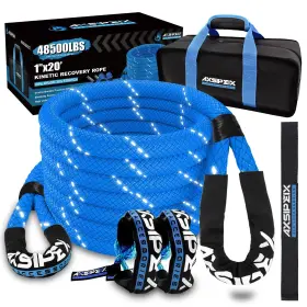AX-TCS-SH-BLUE-20-01 AXSIPEIX Kinetic Recovery Rope High Kit