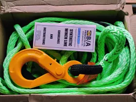 4-R12150L B/A PRODUCTS Synthetic Winch Line Rope Cable Lock