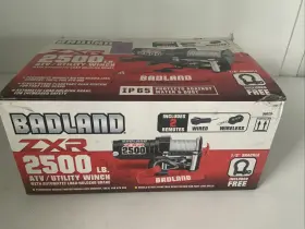 56529 BADLAND Atv Utility Winch Remotes Wired Wireless 2500