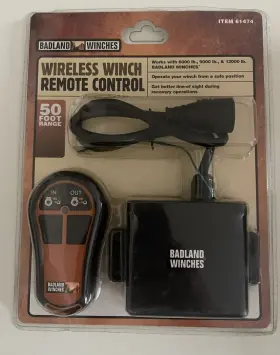 61474 BADLAND Winches Wireless Winch Remote Control