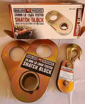 62435 Badland Snatch Block Steel Pulley