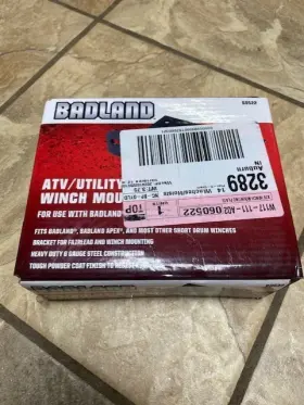 193175479877 BANDLAND Badlands Winches Atv Winch Mounting