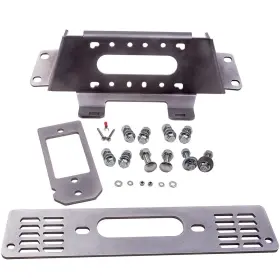 0X4NVB BFO Front Winch Mount Steel Kit 500 570 700 800 Ranger