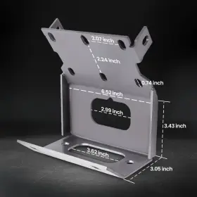 4GSI0A BFO Winch Mount Kit TRX420 TRX500 Honda Foreman #3