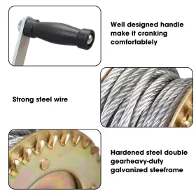 615268116143 BIG RED Torin Manual Winch #2