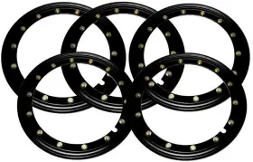 BLR165B BILLET4X4 Simulated Beadlock Rings Set Spare Wheel