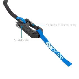 BNWN-SR-38-85KBL BORNE OFF-ROAD Winch Hook Rope Strap #3