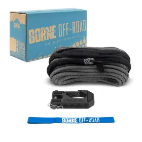 BNWN-SR-38-85KGR BORNE OFF-ROAD Winch Hook Rope Strap #2