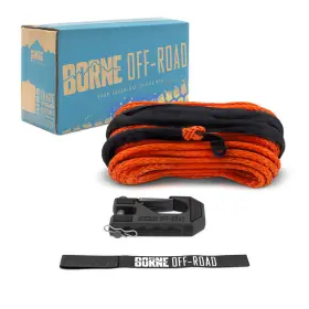 BNWN-SR-38-85KOR BORNE OFF-ROAD Winch Hook Rope Strap #2
